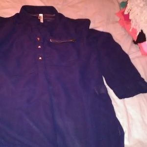 Long sleeve see though shirt